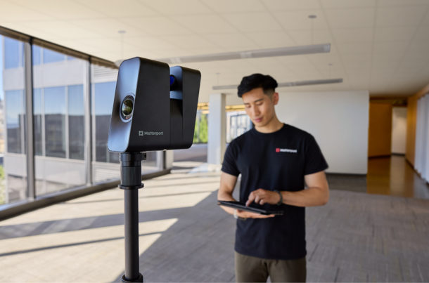 Matterport Pro3 camera in action