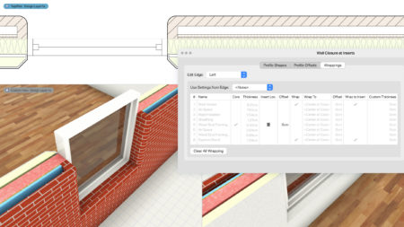 vectorworks 2023 includes a fully feature-complete re-architected Walls Tool. 