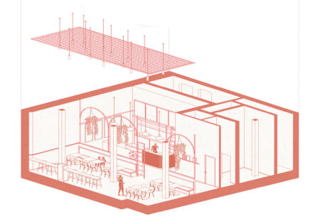 Vectorworks design scholarship winner: a coworking space and coffee shop in a listed monument. 