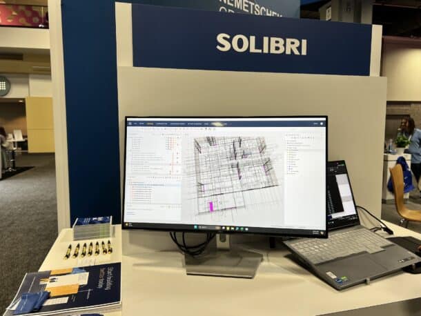 Nemetschek Group at AIA24. Solibri shown here.