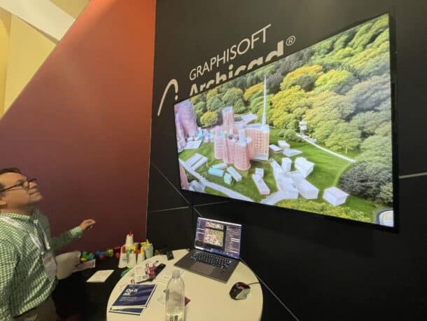 Archicad and AI -- they meet up in this experimental interactive exhibit at AIA24. 