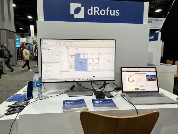 Nemetschek Group at AIA24. dRofus shown here. 