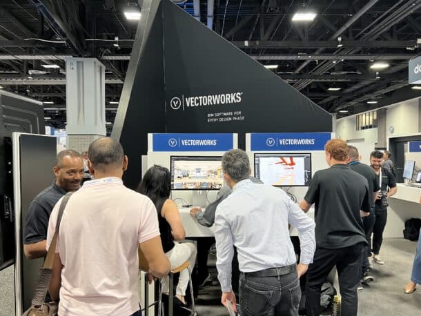 Nemetschek Group at AIA24. Vectorworks Architect 2024 shown here. 