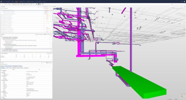 BIM tool Solibri was the BIM model checker for the Dorothea. 