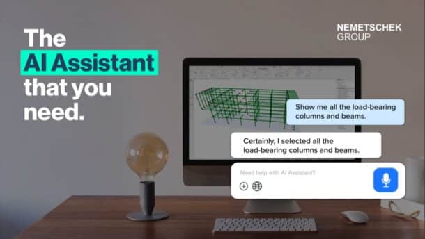 The AI Assistant from the Nemetschek Group. 
