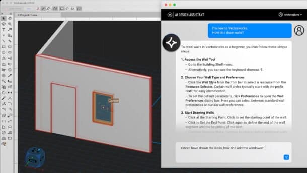 AI Assistant in Vectorworks