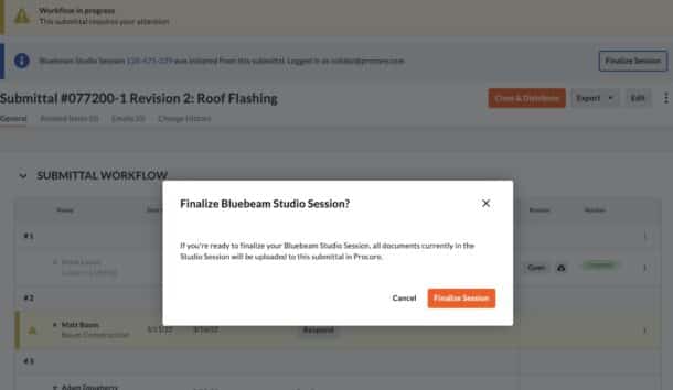 New Bluebeam and Procore Integrations.