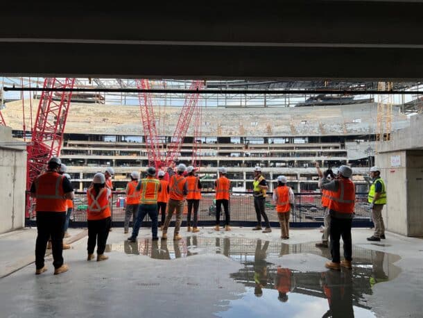 Autodesk Revit and ACC were mainstays in the Nissan Stadium.