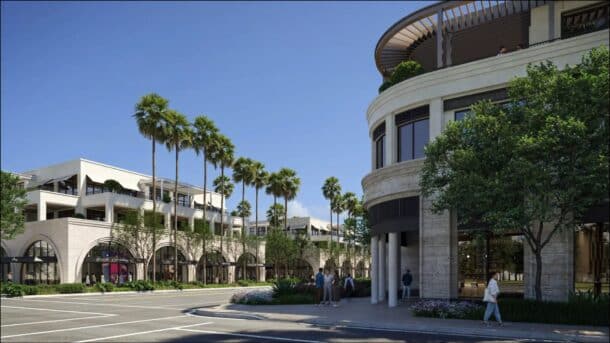 Visualization by Panoptikon for The Avenues in Naples transformed design.