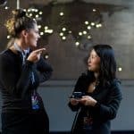 (L) Saskia Tödler, Baunetz Wissen, (R) Soo Kim, Newsweek